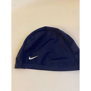 Nike swim cap hat kids navy rn#37966